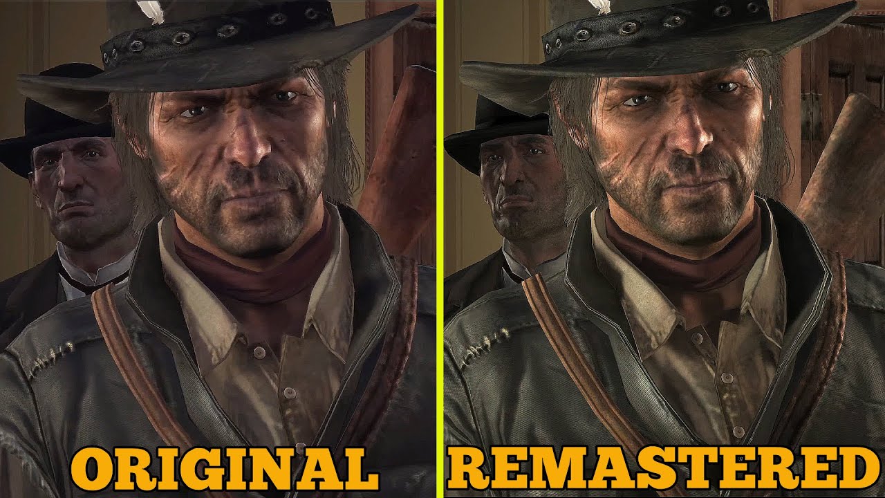 Red Dead Redemption "Remastered" vs Original Xbox One Enhanced Early Graphics Comparison