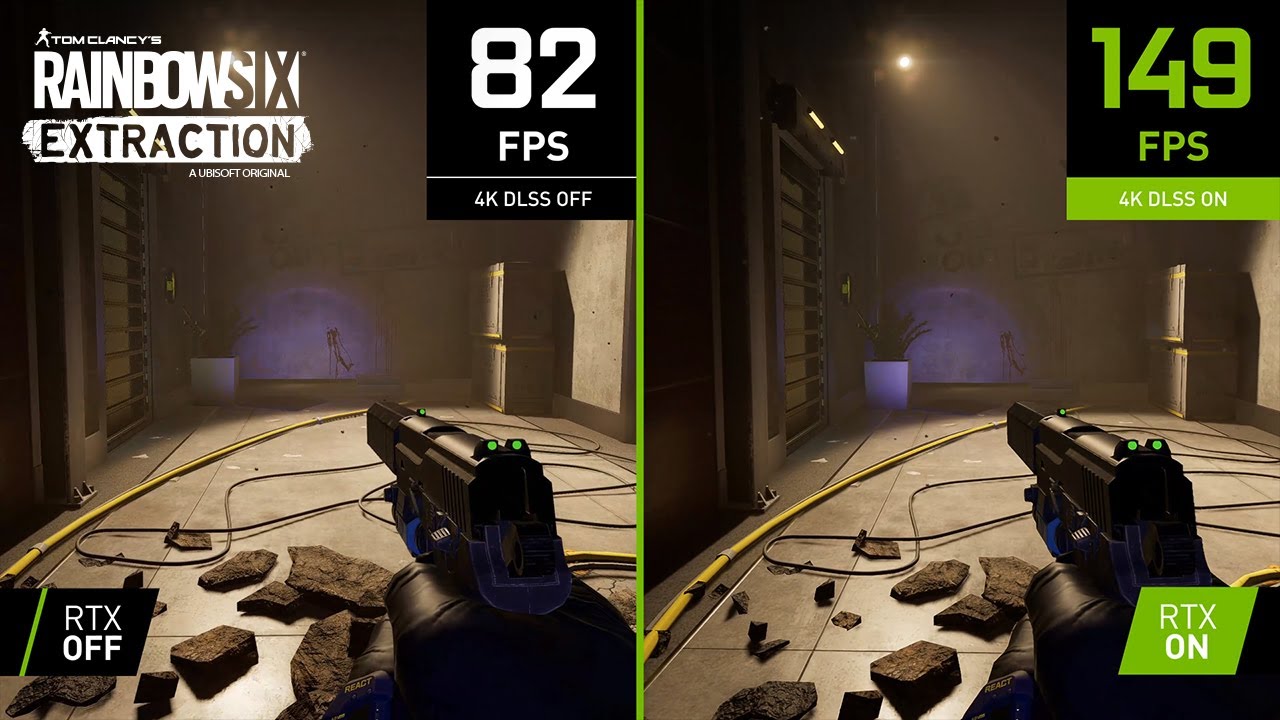 Rainbow Six Extraction |  4K NVIDIA DLSS Comparison