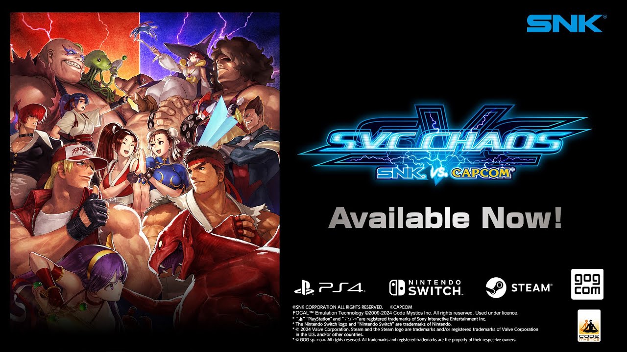 【ENG】SNK VS. CAPCOM SVC CHAOS｜Trailer