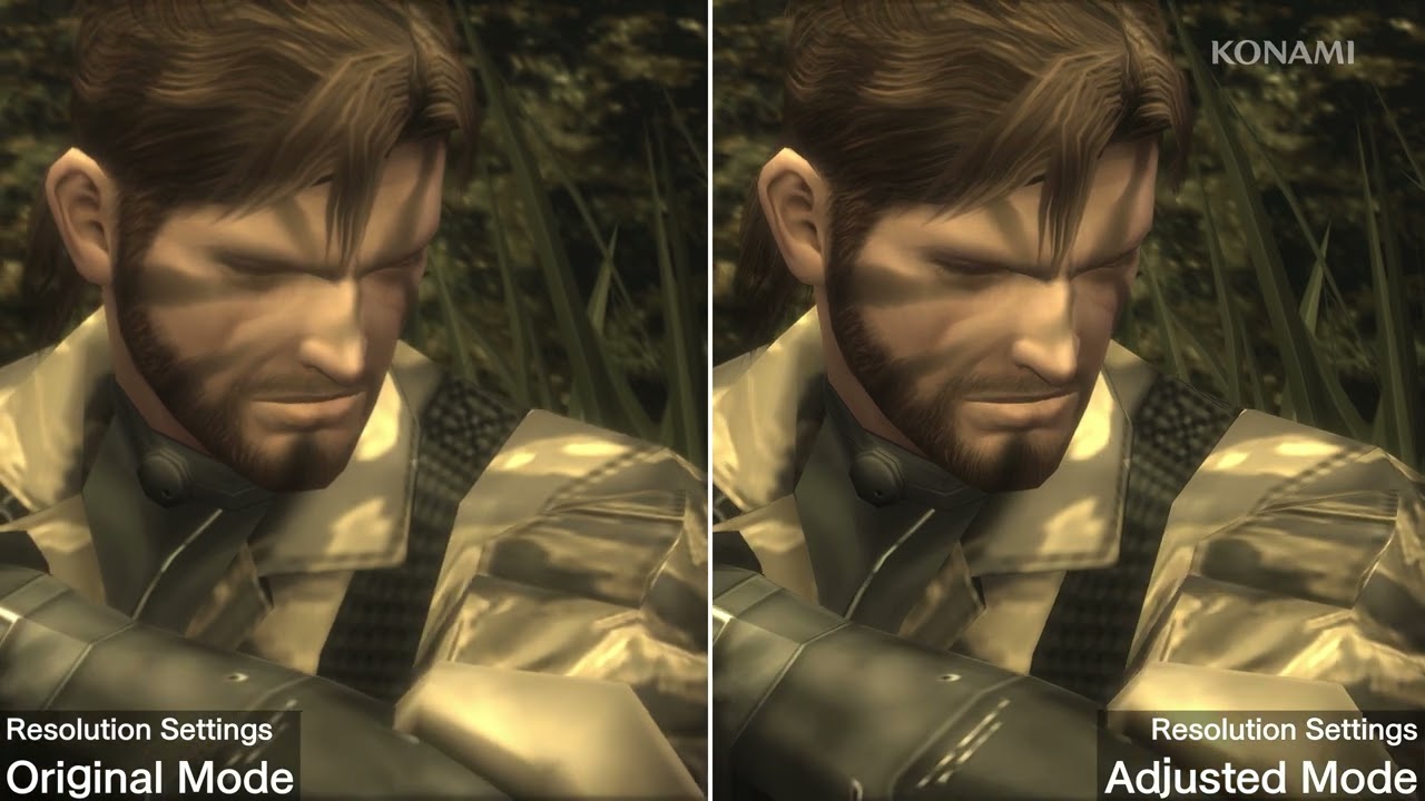 New Features Added in MGS3: Snake Eater - Master Collection Version v2.0.0 (Resolution Settings)