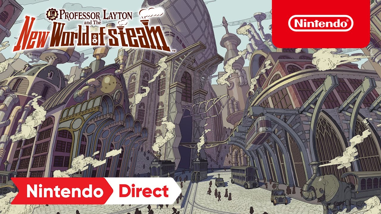 PROFESSOR LAYTON and The New World of Steam - Nintendo Direct 2.8.2023