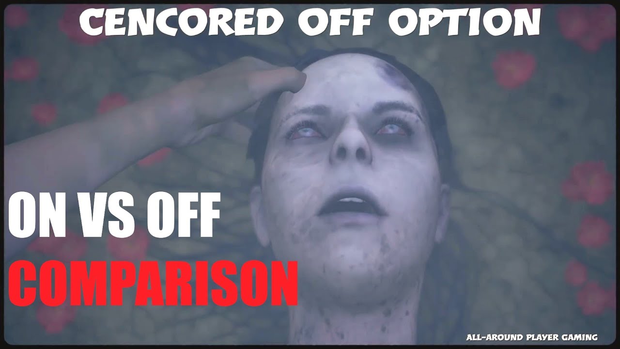 Martha Is Dead Censored ON Option VS Censored OFF Option Comparison Playstation 60FPS Censored Scene