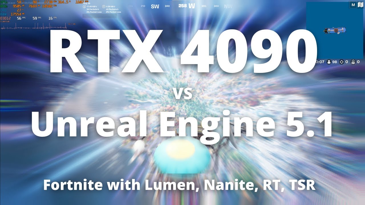 Unreal Engine 5.1 | RTX 4090 | Fortnite Updated with Lumen, Nanite, and more!