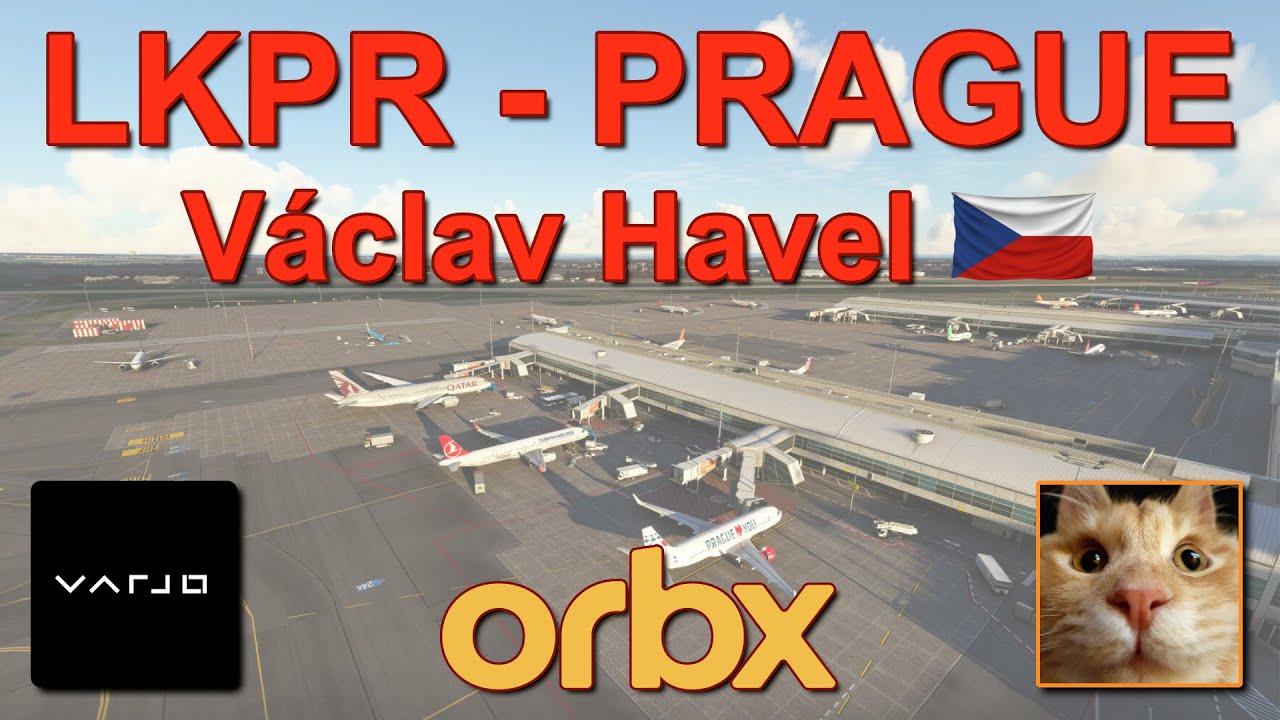 NEW from ORBX - LKPR Václav Havel Airport Prague - Varjo Aero