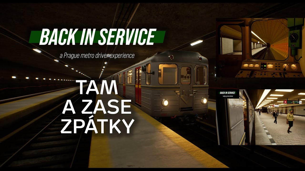 Back in Service - jízda ze stanice Hradčanská + obrat na Dejvické