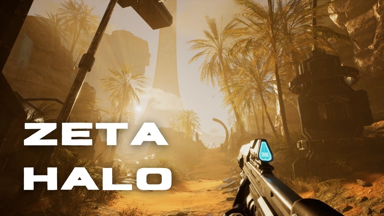 "The ZETA HALO Experience Part 2" - A Fan Made Halo Level Built In Unreal Engine 5