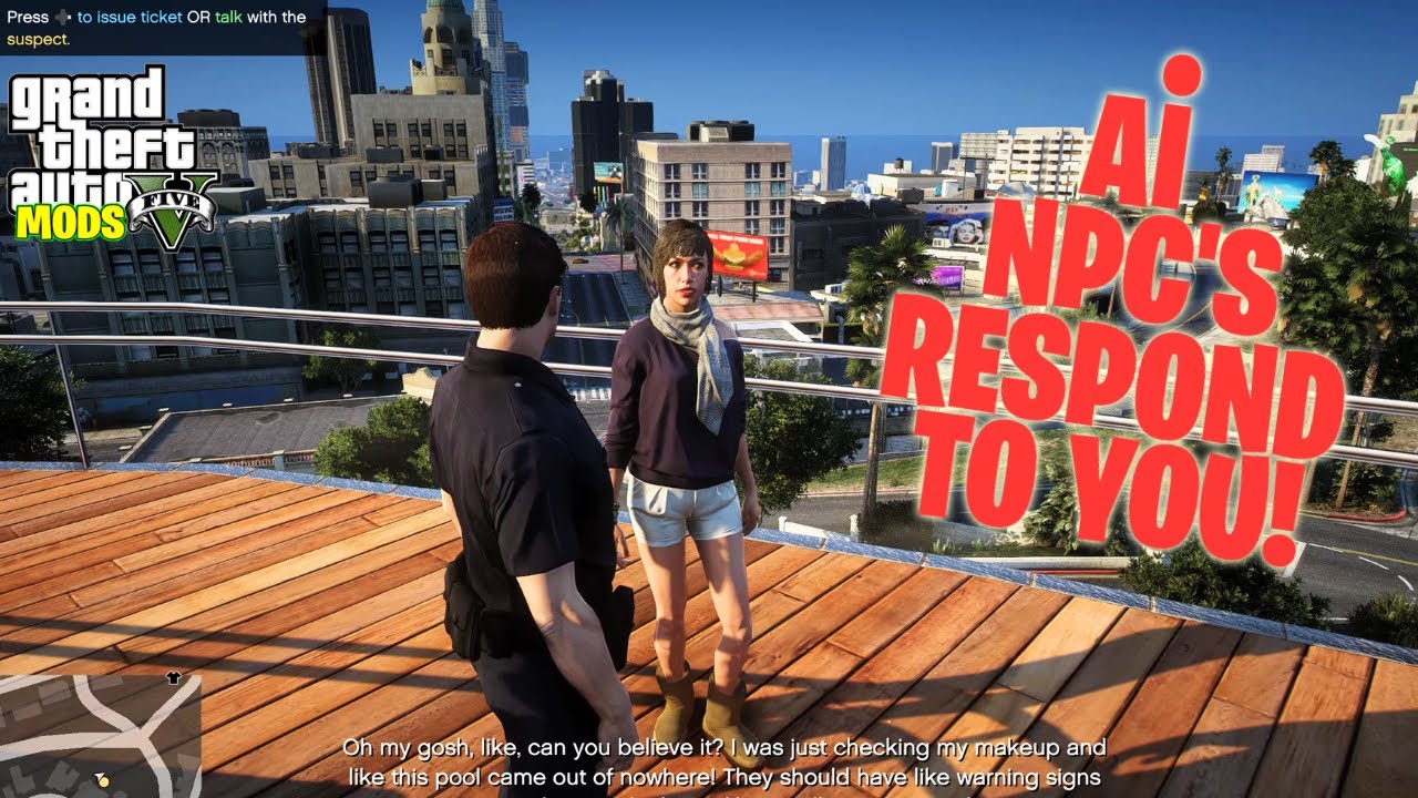 AI-Powered NPCs in GTA V (Inworld Sentient Streets)