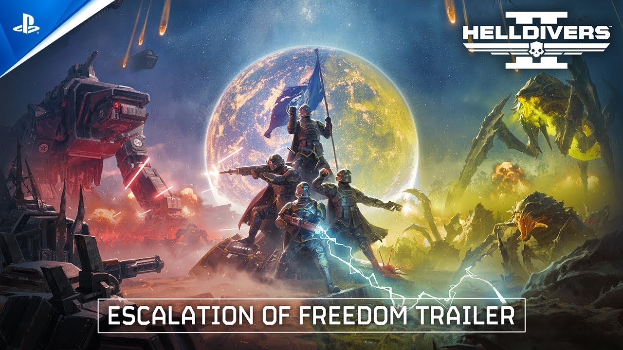 Helldivers 2 Escalation of Freedom – Oznamovací trailer s CZ titulky | Hry pro PS5 a PC