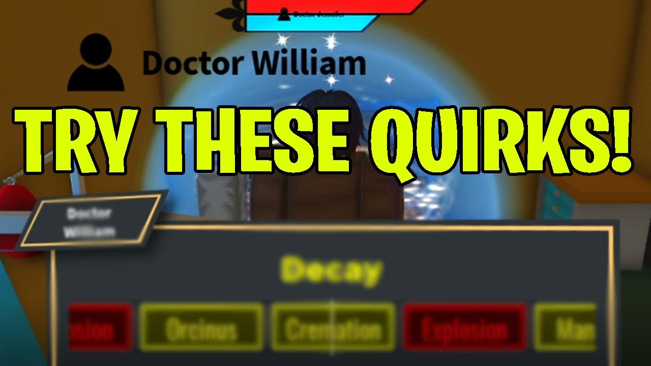 TRY THESE QUIRKS IF YOU ARE BORED! | Boku No Roblox Remastered