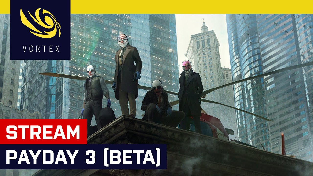 Hrajeme živě Payday 3 (beta). Křest ohněm. Poprvé vyloupíme malou banku ve zkušební verzi
