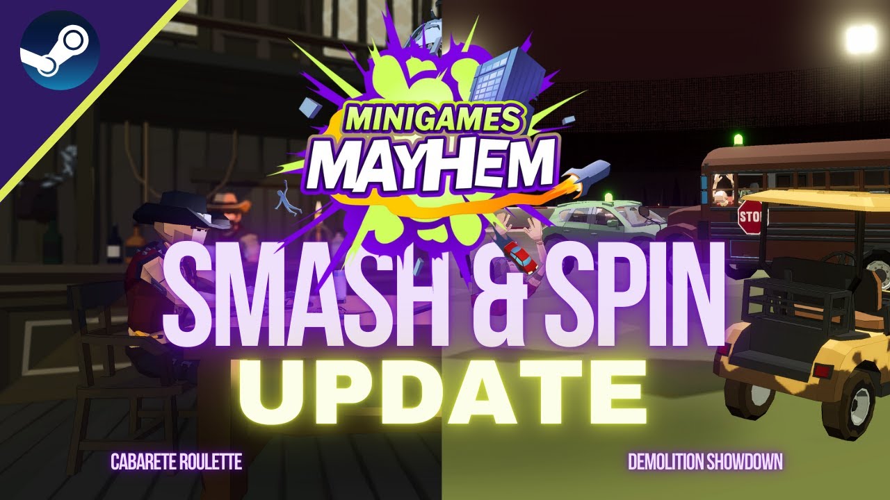 Minigames Mayhem | Smash & Spin update