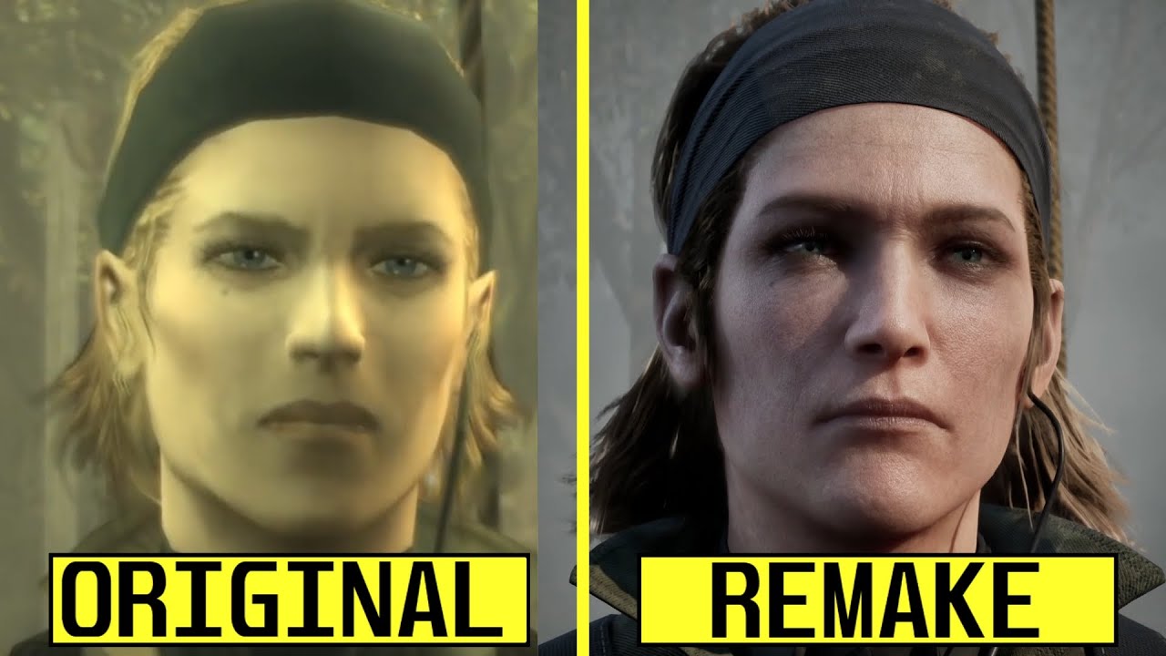 Metal Gear Solid 3 Remake vs Original Early Graphics Comparison | Xbox Games Showcase 2024