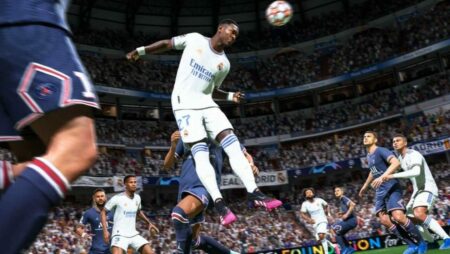 FIFA 22는 게임의 첫 번째 장면에서 제공됩니다.