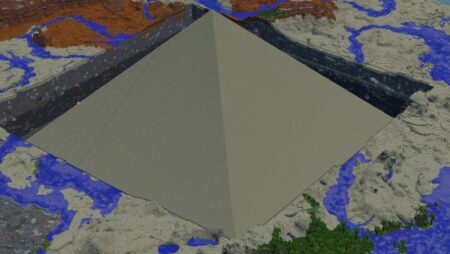 Minecraft의 생존 모드에서 가장 높은 피라미드가 세워졌습니다.