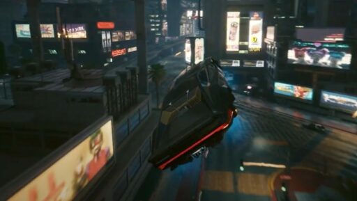 Cyberpunk 2077의 수정 사항으로 비행 자동차 추가