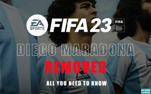 Diego Maradona in Video Game FIFA 23 Removed