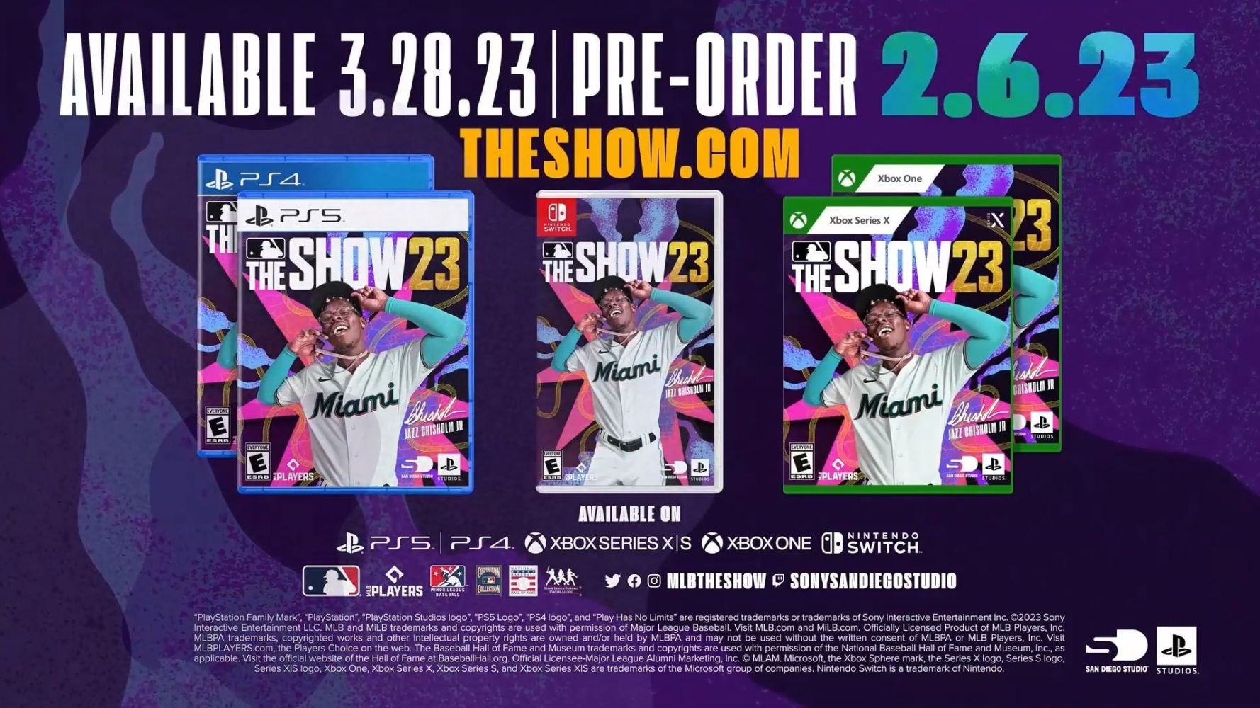 MLB The Show 23 커버 선수 발매일