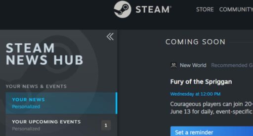 Steam Launches Novel Curated News Hub: Gaming Gets Personalized!