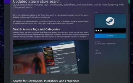 Discover the Enhanced Steam Store Search Experience: More Tags, Developers, and Franchises to Explore!