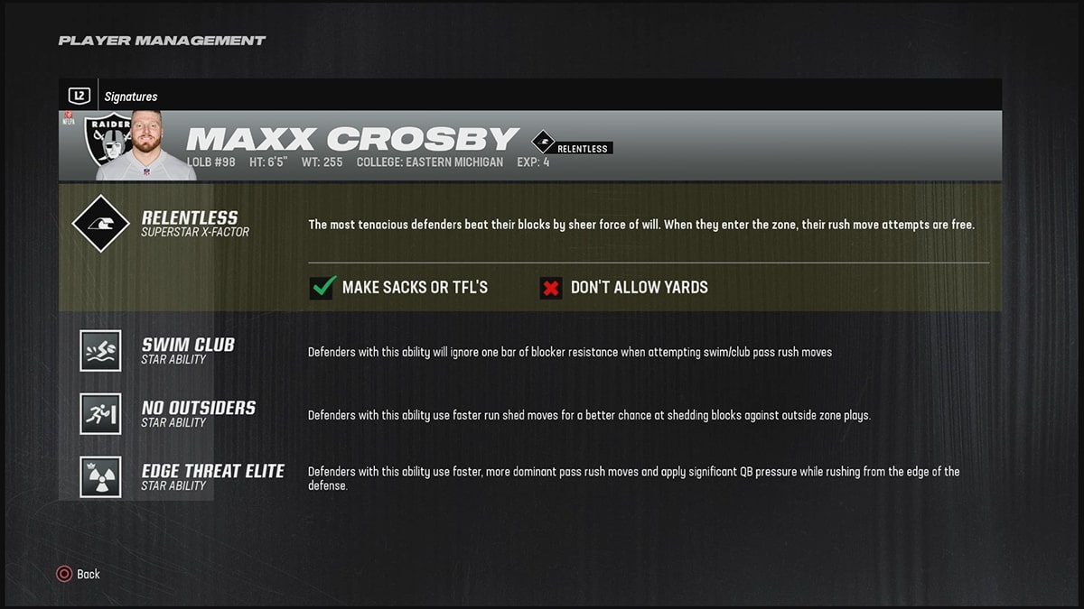 Madden 24 최고의 라인배커 Maxx Crosby