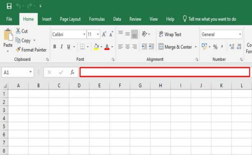 Excel 수식 입력줄