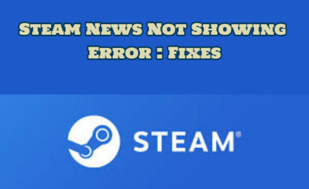Steam 뉴스에 오류가 표시되지 않음