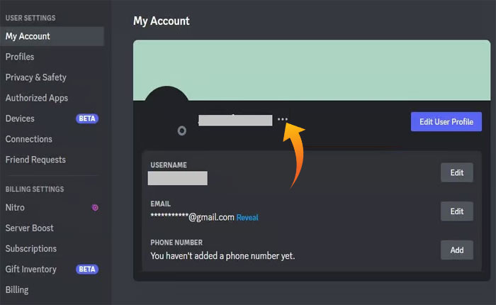 Discord 프로필 링크 공유