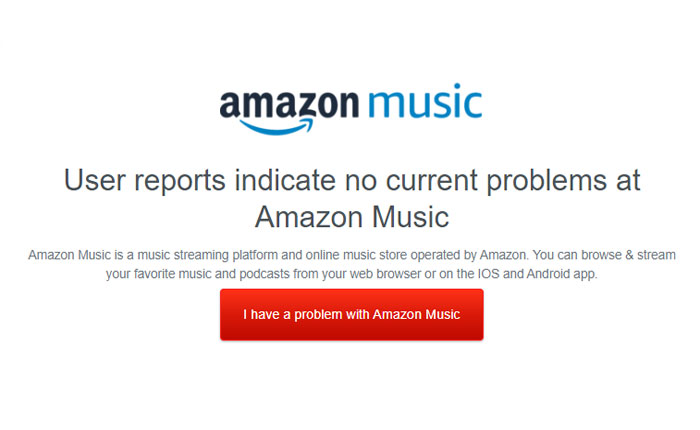 Amazon Music 앱이 작동하지 않습니다