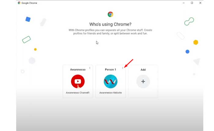 프로필을 추가하는 Chrome 기능을 제거하는 방법