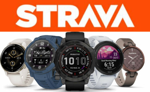 Strava 및 Garmin 앱