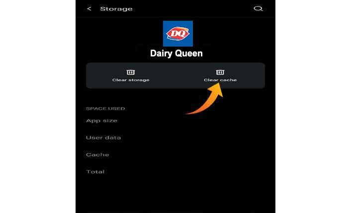 Dairy Queen 앱이 작동하지 않습니다