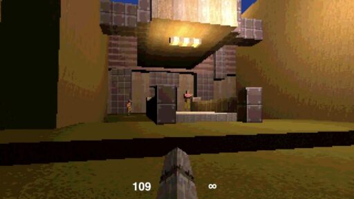 Quake, Bethesda Softworks, Q1K3 je miniaturní demake legendární akce Quake