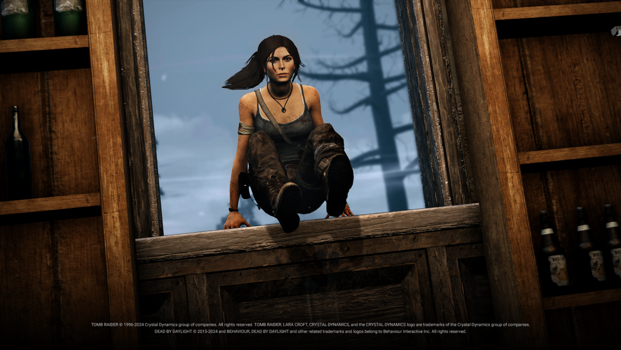 Dead by Daylight, 505 게임, Koch Media, Starbreeze Publishing, Dead by Daylight Horror의 Lara Croft