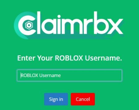 Claimrbx 프로모션 코드