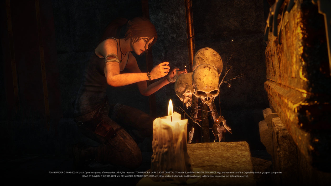 Dead by Daylight, 505 게임, Koch Media, Starbreeze Publishing, Dead by Daylight Horror의 Lara Croft