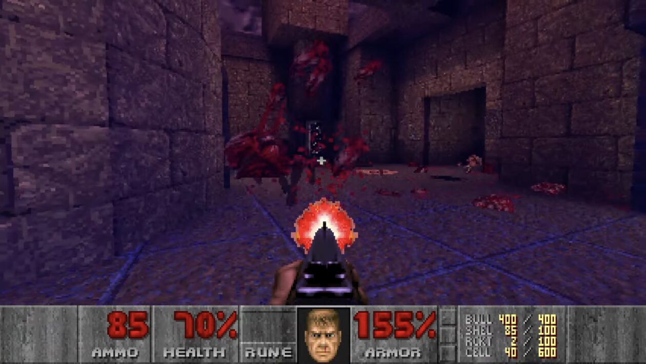 Quake, Bethesda Softworks, Duake가 Doom과 Quake 액션 크로스오버를 선보입니다.