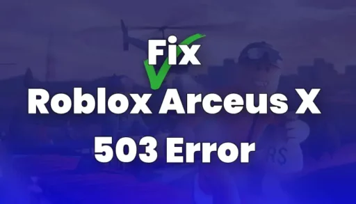 Roblox Arceus X 503 오류