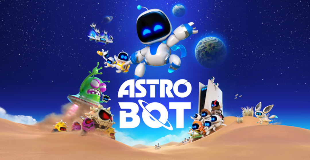 2024 더 게임 어워드에서 올해의 게임상을 수상한 Astro Bot 게임의 키 아트