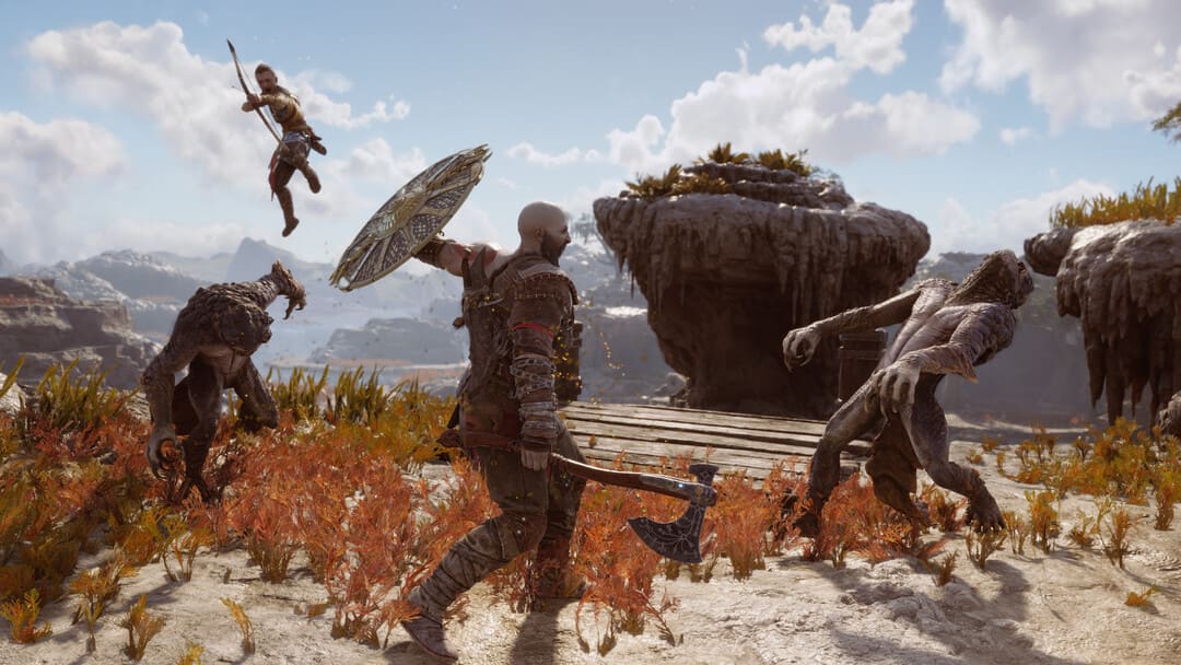 게임의 God of War Ragnarök의 스크린 샷.