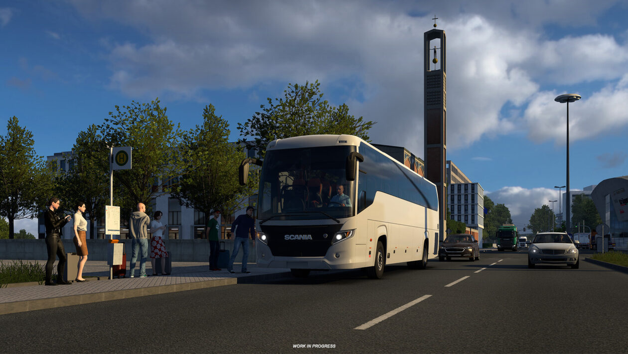 Euro Truck Simulator 2, SCS 소프트웨어, 유로 트럭 시뮬레이터 2는 긴 장관 버스 확인