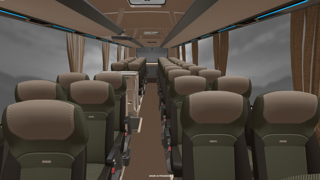 Euro Truck Simulator 2, SCS 소프트웨어, 유로 트럭 시뮬레이터 2는 긴 장관 버스 확인