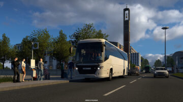 Euro Truck Simulator 2, SCS 소프트웨어, 유로 트럭 시뮬레이터 2는 긴 장관 버스 확인