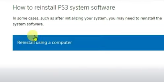 RPCS3의 펌웨어 누락 오류