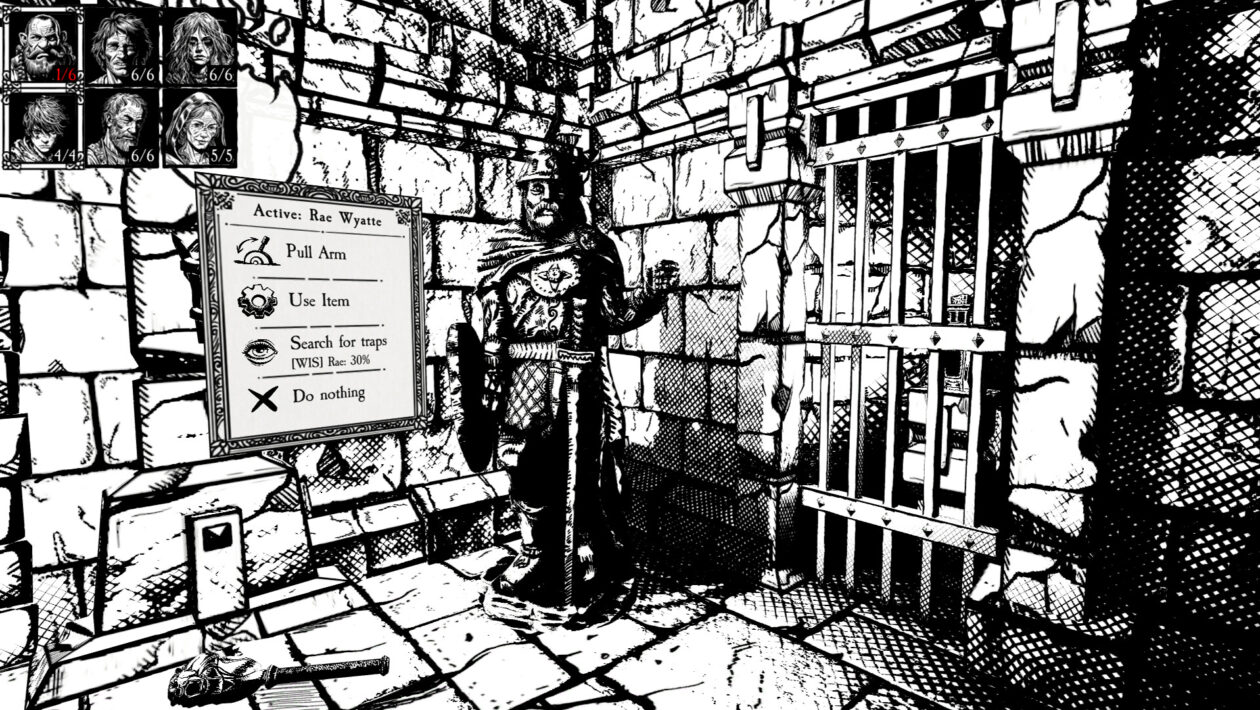 핸드 -흑백 RPG는 애니메이션 D & D와 같습니다.