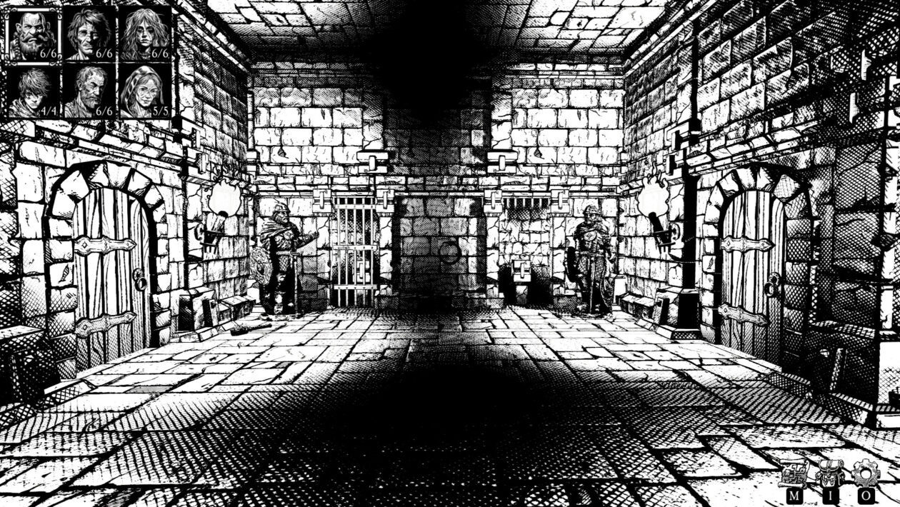 핸드 -흑백 RPG는 애니메이션 D & D와 같습니다.